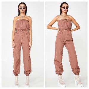 DOLLS KILL ⚡️ BE ABOUT IT STRAPLESS JUMPSUIT